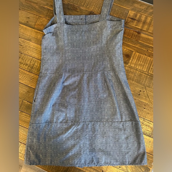Derek Lam for Design Nation Button Front Chambray Jumper Dress Size 12 NWOT - Picture 4 of 10